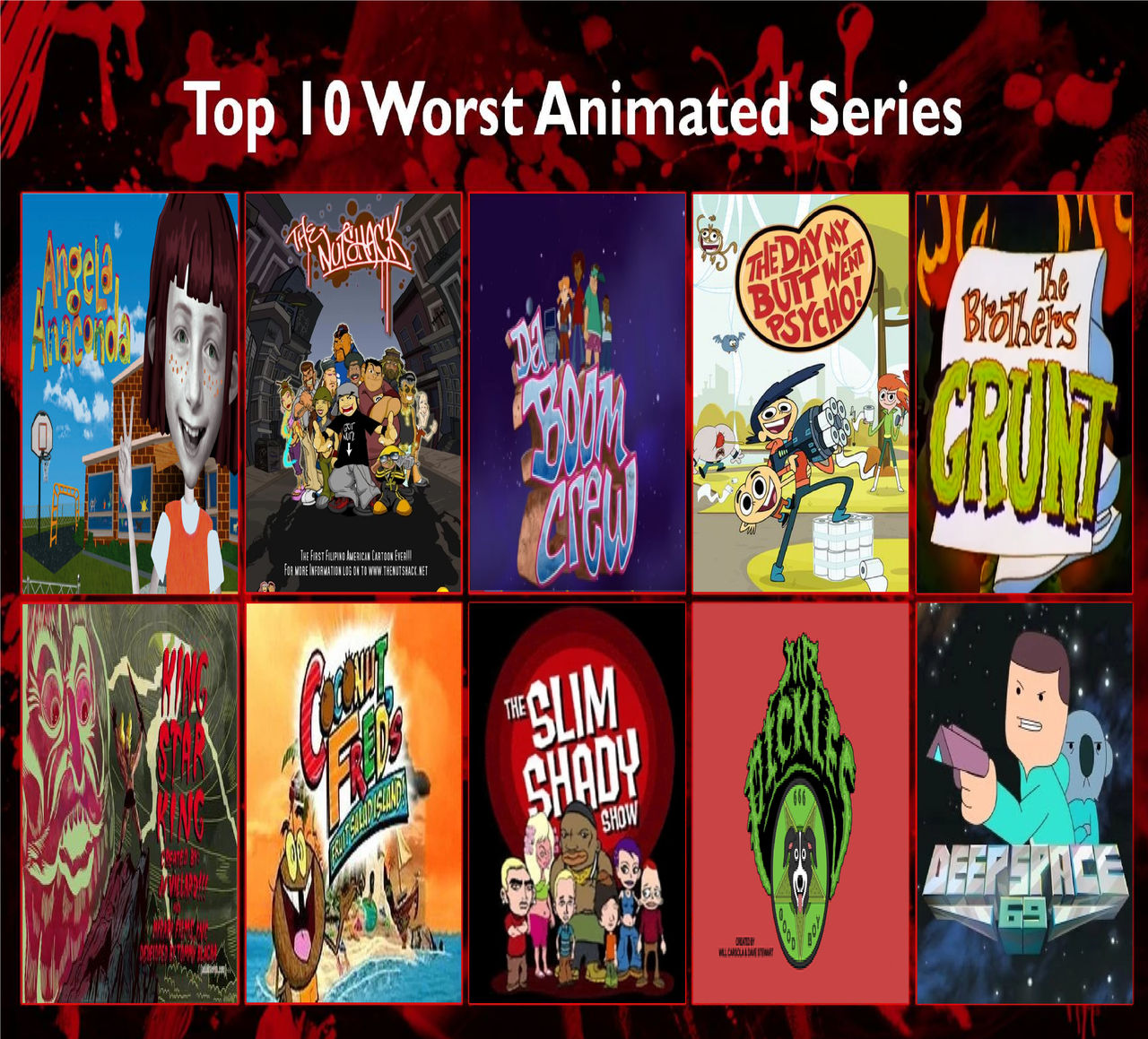 Top 10 Worst Animated Series Part 3 by Perro2017 on DeviantArt