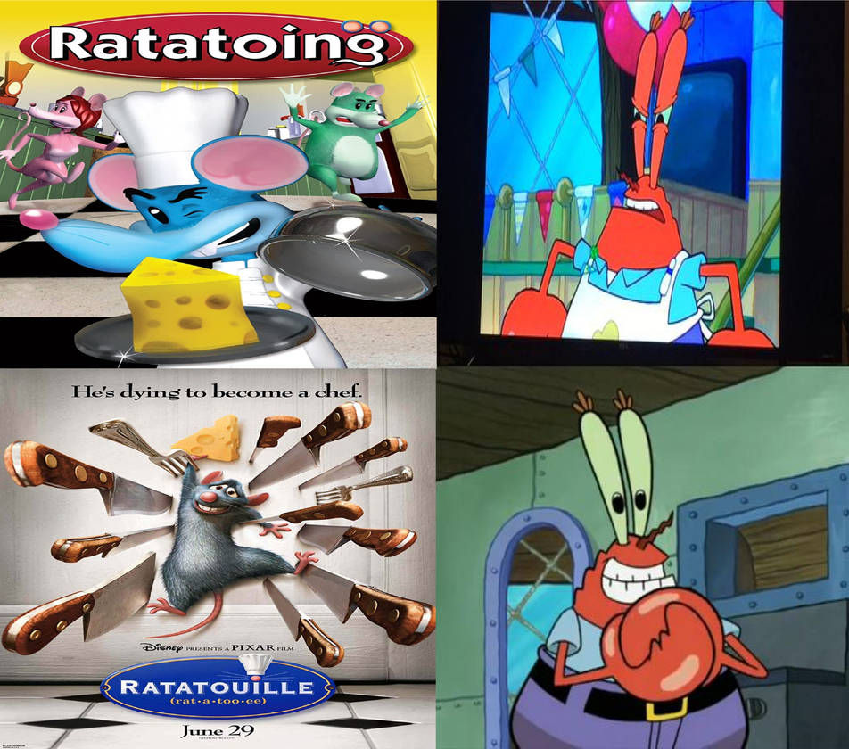 Mr. Krabs Hate Ratatoing and Love Ratatouille by Perro2017 on DeviantArt