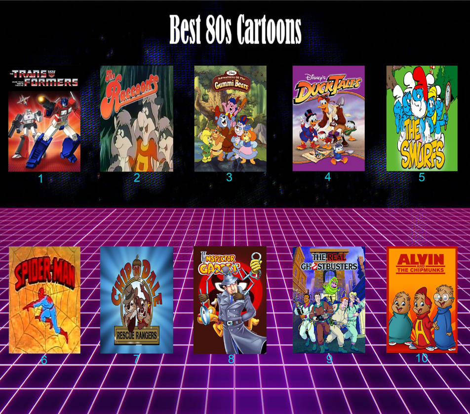 Top 10 Best 80's Cartoons by Perro2017 on DeviantArt
