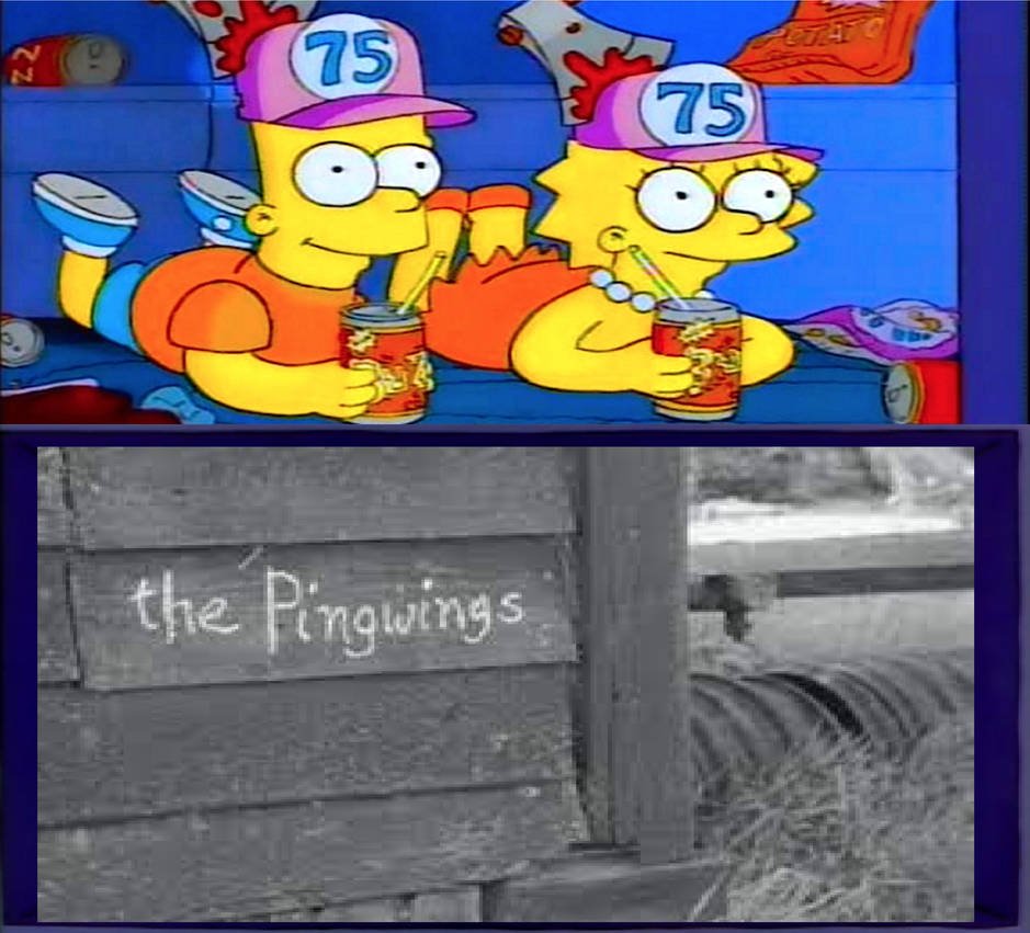 Pingwin Gus Bart and Lisa Watch The Pingwings by Perro2017 on DeviantArt