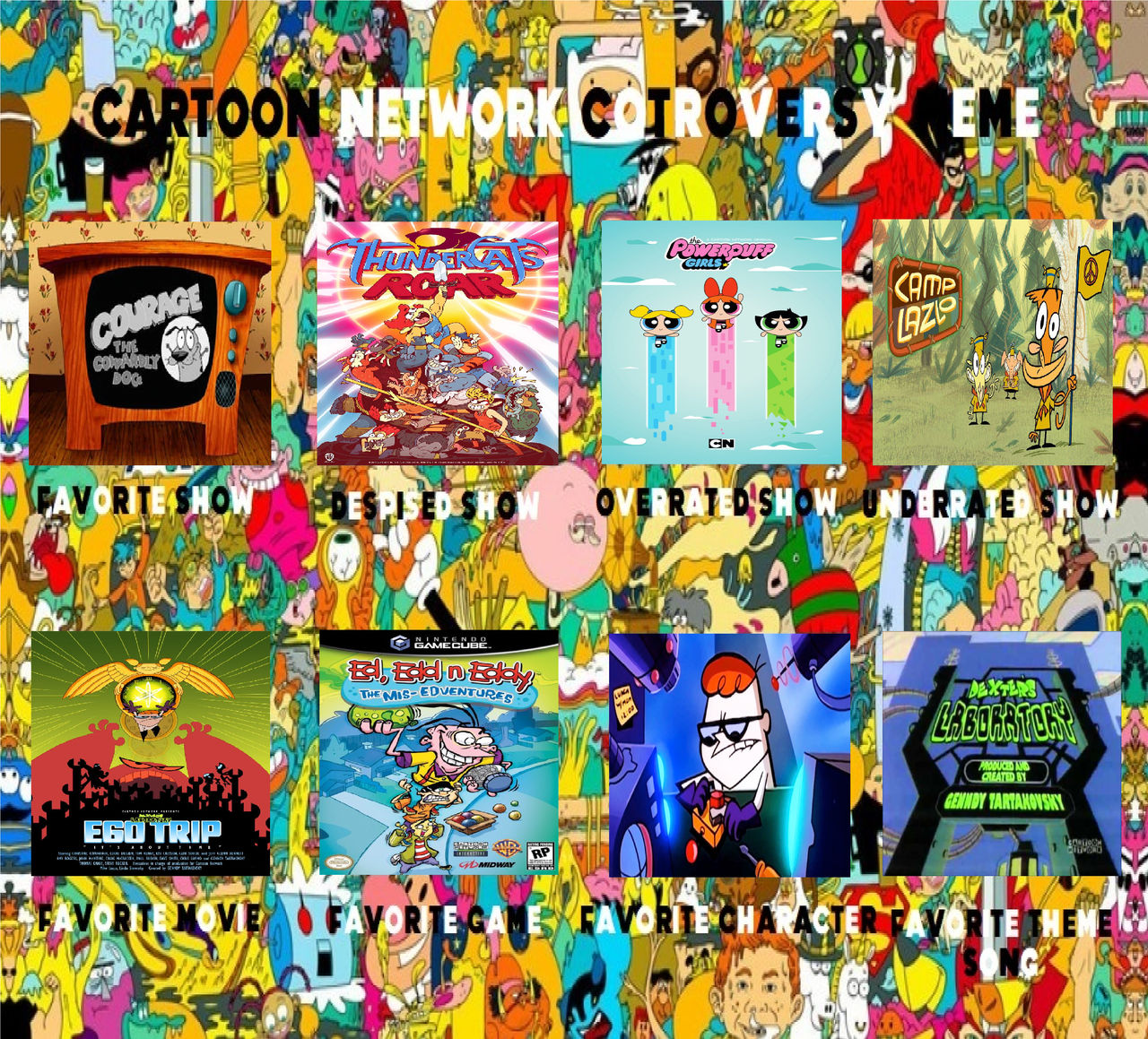 Cartoon-network 100 shows by julinhafidelis on DeviantArt