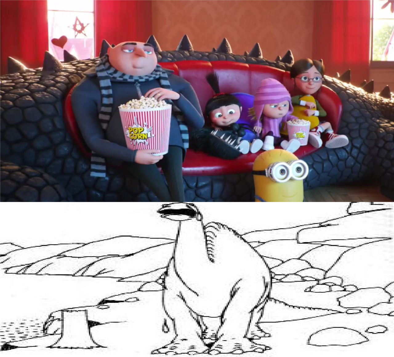 Despicable Me Watching Gertie The Dinosaur by Perro2017 on DeviantArt Despicable Me Watching Gertie The Dinosaur by Perro2017 on DeviantArt