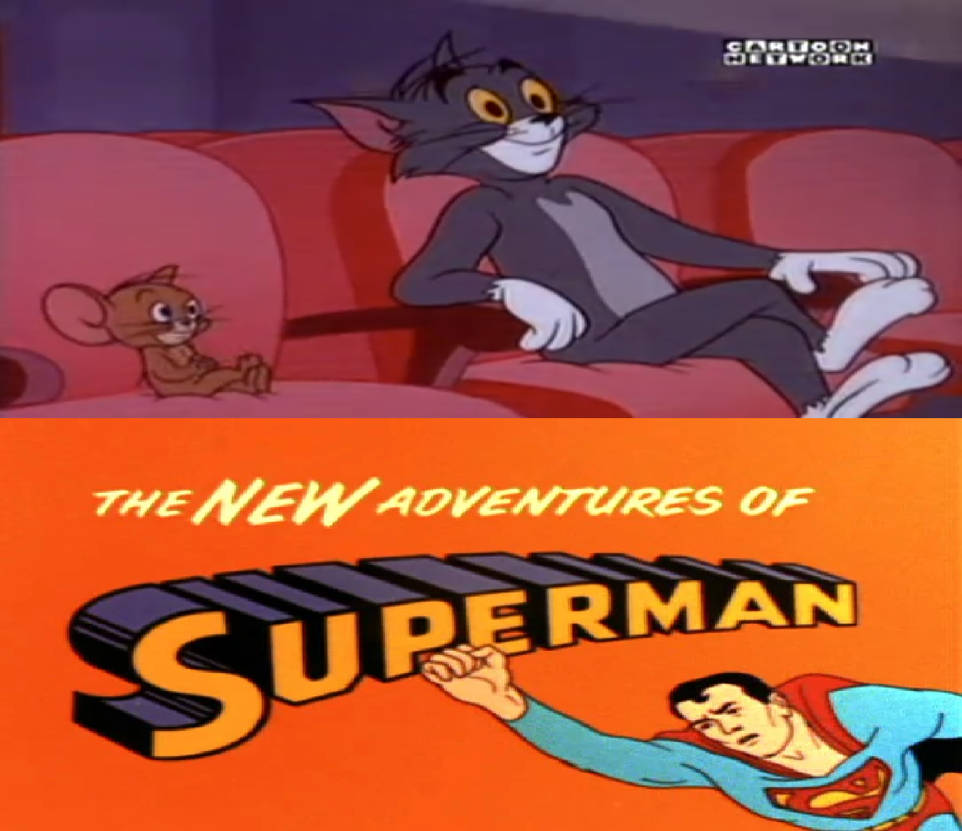 Tom and Jerry Watch The New Adventures Of Superman by Perro2017 on ...