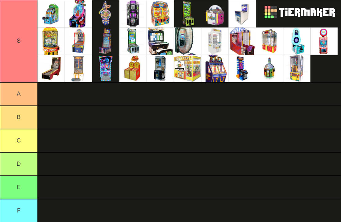 Arcade Games Tier List Maker by Perro2017 on DeviantArt