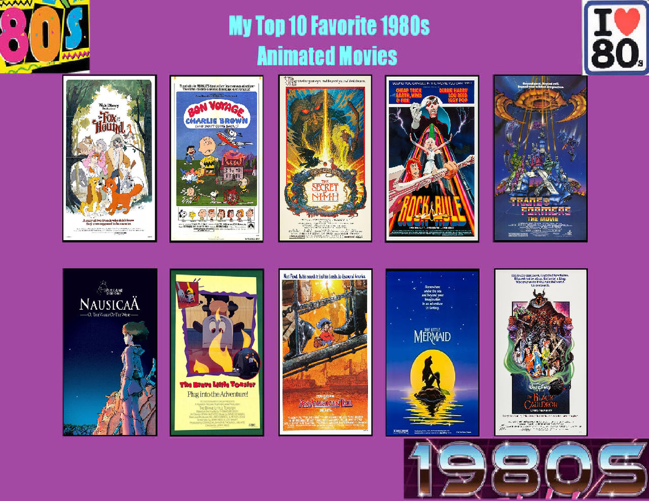 Computer Animation 1980s My Top 10 Favorite 1980s Animated Movies by Perro2017 on DeviantArt