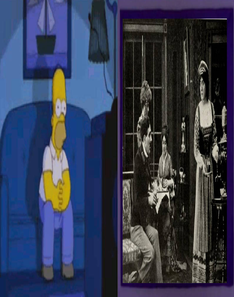 Homer Simpson Watches Resurrection by Perro2017 on DeviantArt