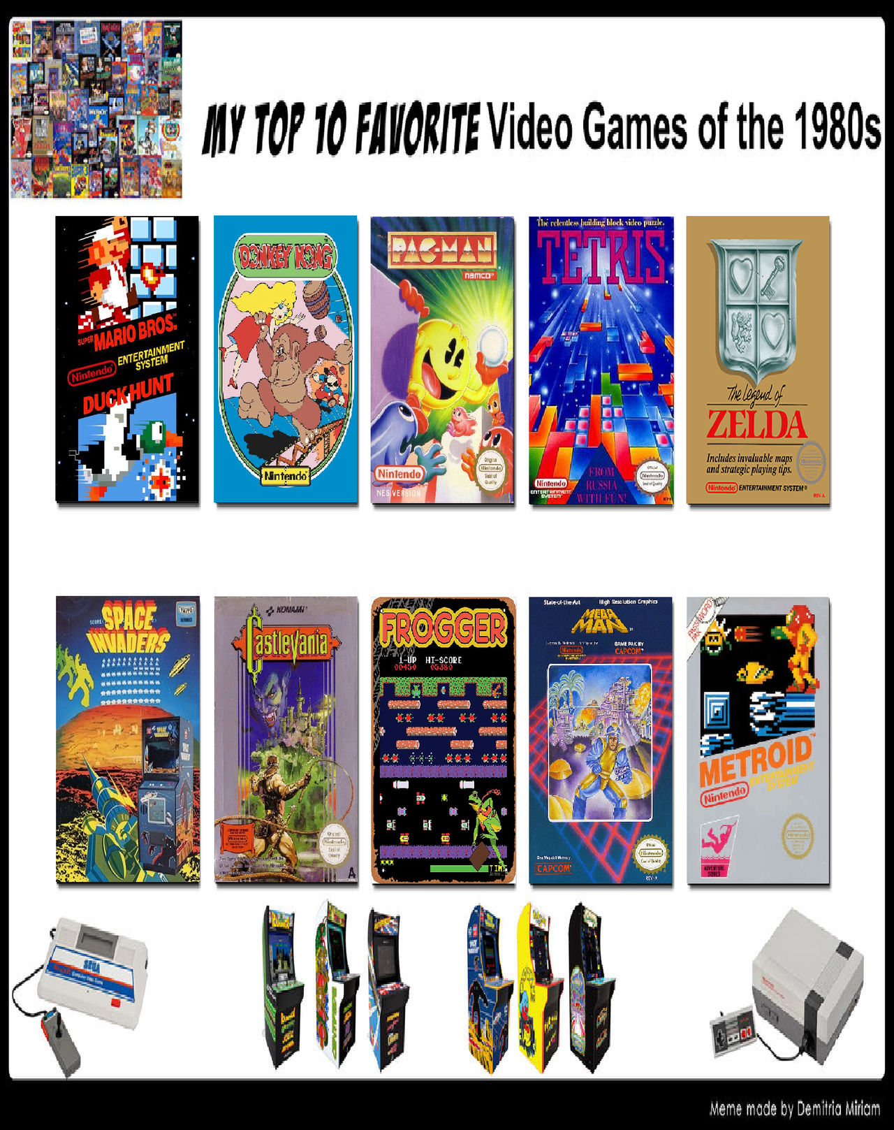 My Top 10 Favorite Video Games of the 1980s