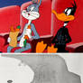 Bugs and Daffy Watch The Double Standard