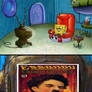 Spongebob watching The Bank