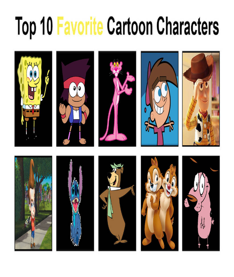 Top 10 Favorite Cartoon Characters By Perro2017 On Deviantart Top 10 Favorite Cartoon Characters By Perro2017 On Deviantart