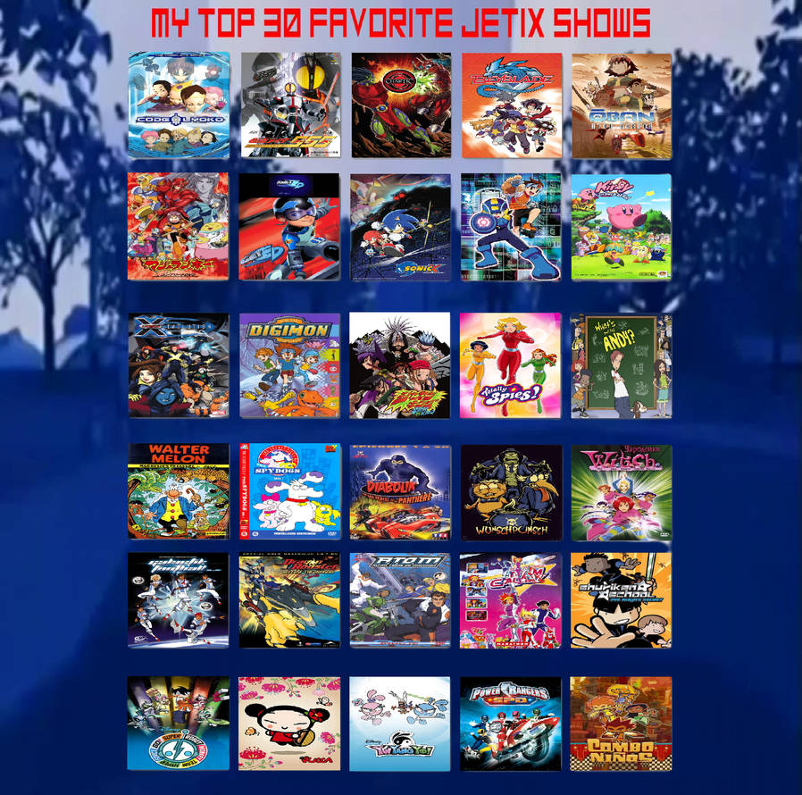 Top 30 Favorite Jetix Shows by Perro2017 on DeviantArt