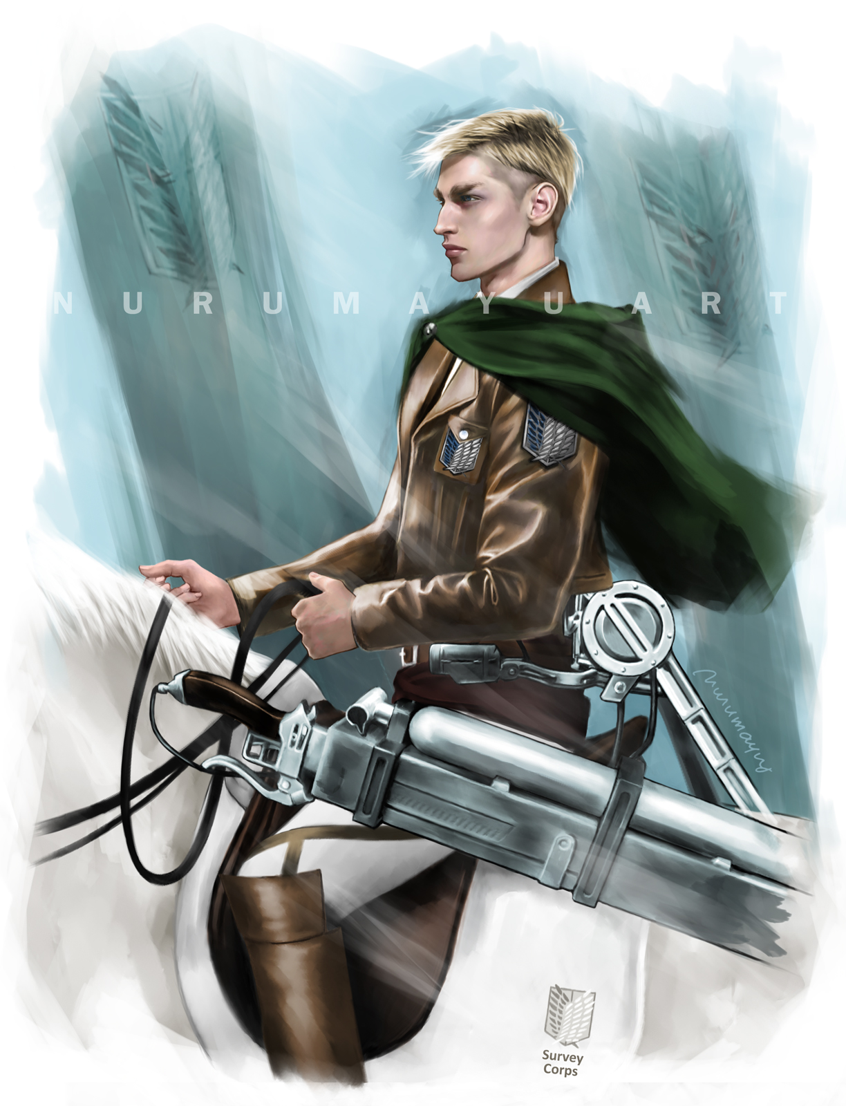 ATTACK on TITAN / Commander Erwin by nurumayu35 on DeviantArt