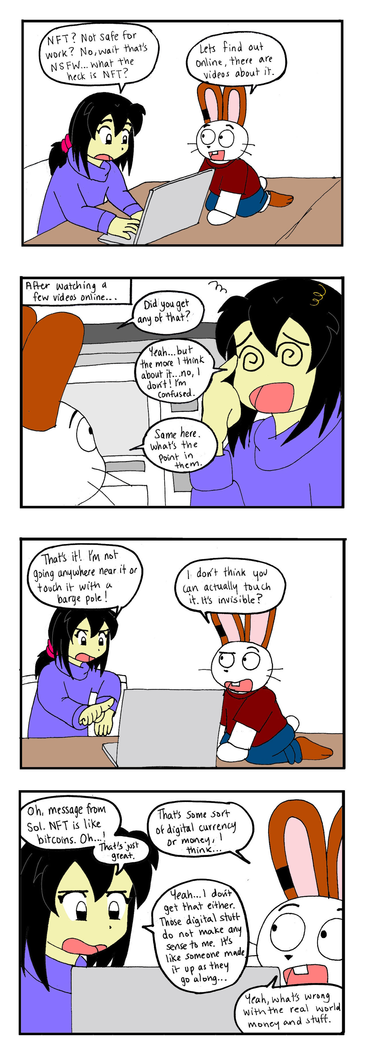 Not Safe For Work Comic Day to day life: NFT...? by petite-berry on DeviantArt