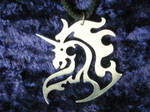 Unicorn head pendant by Arioza999