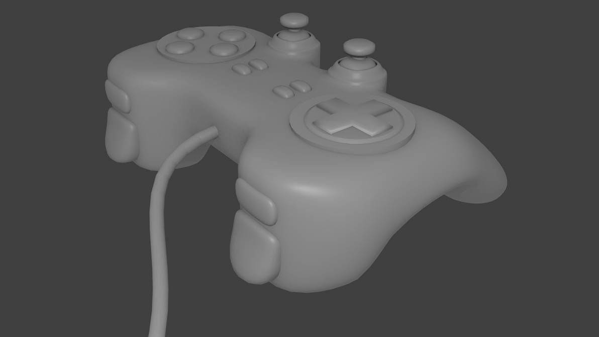 Controller 3D model by Vaintti on DeviantArt