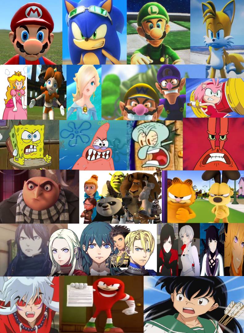 My characters are angry by forzarhubarb on DeviantArt