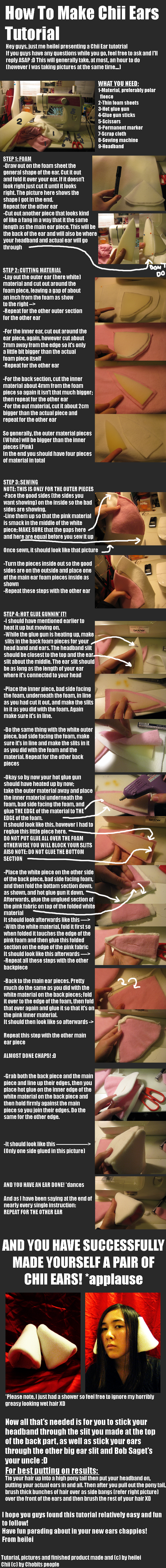 .:Making Chii Ears Tutorial:. by heilei