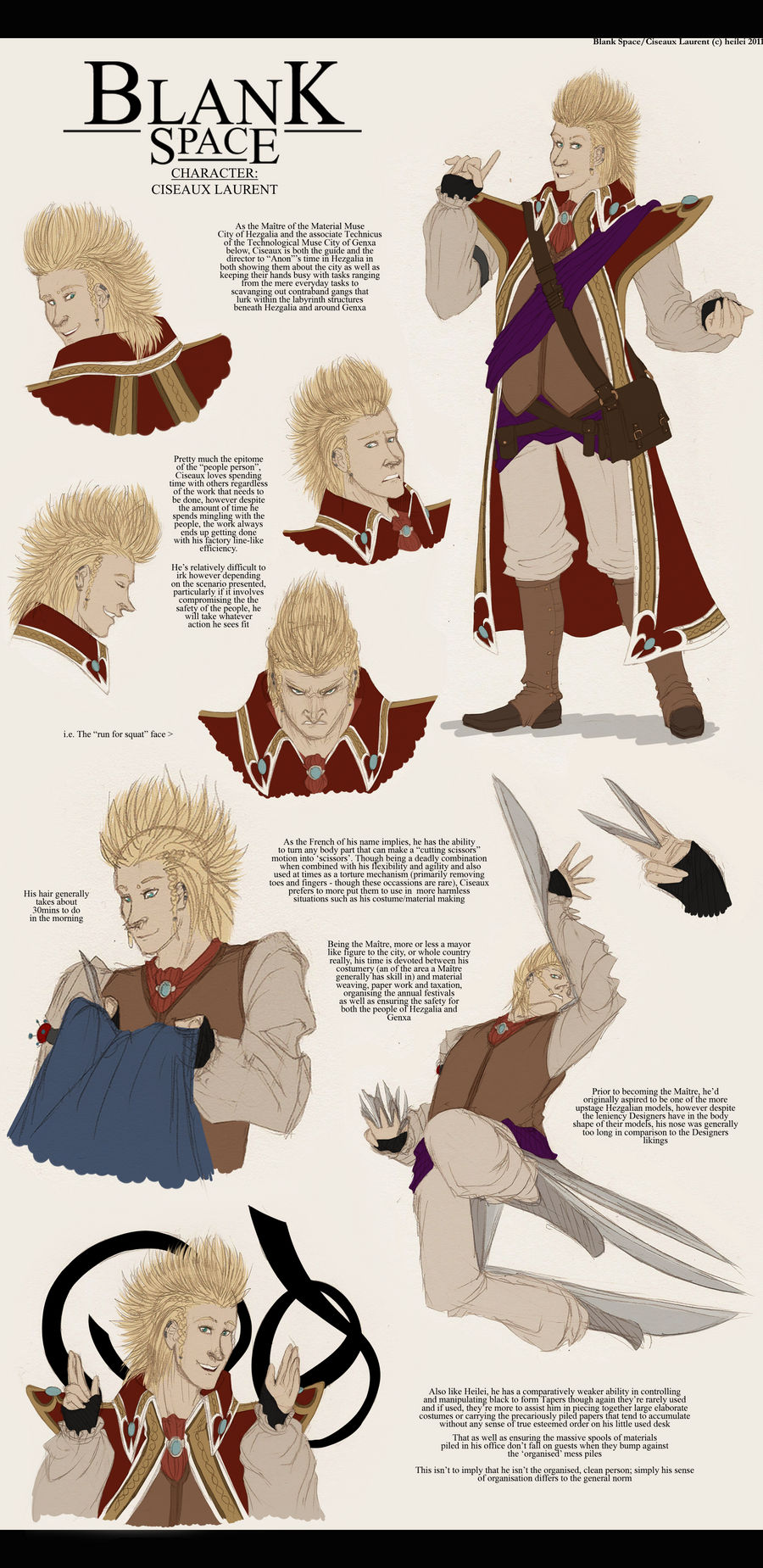 Blank Space Concepting: Ciseaux by heilei