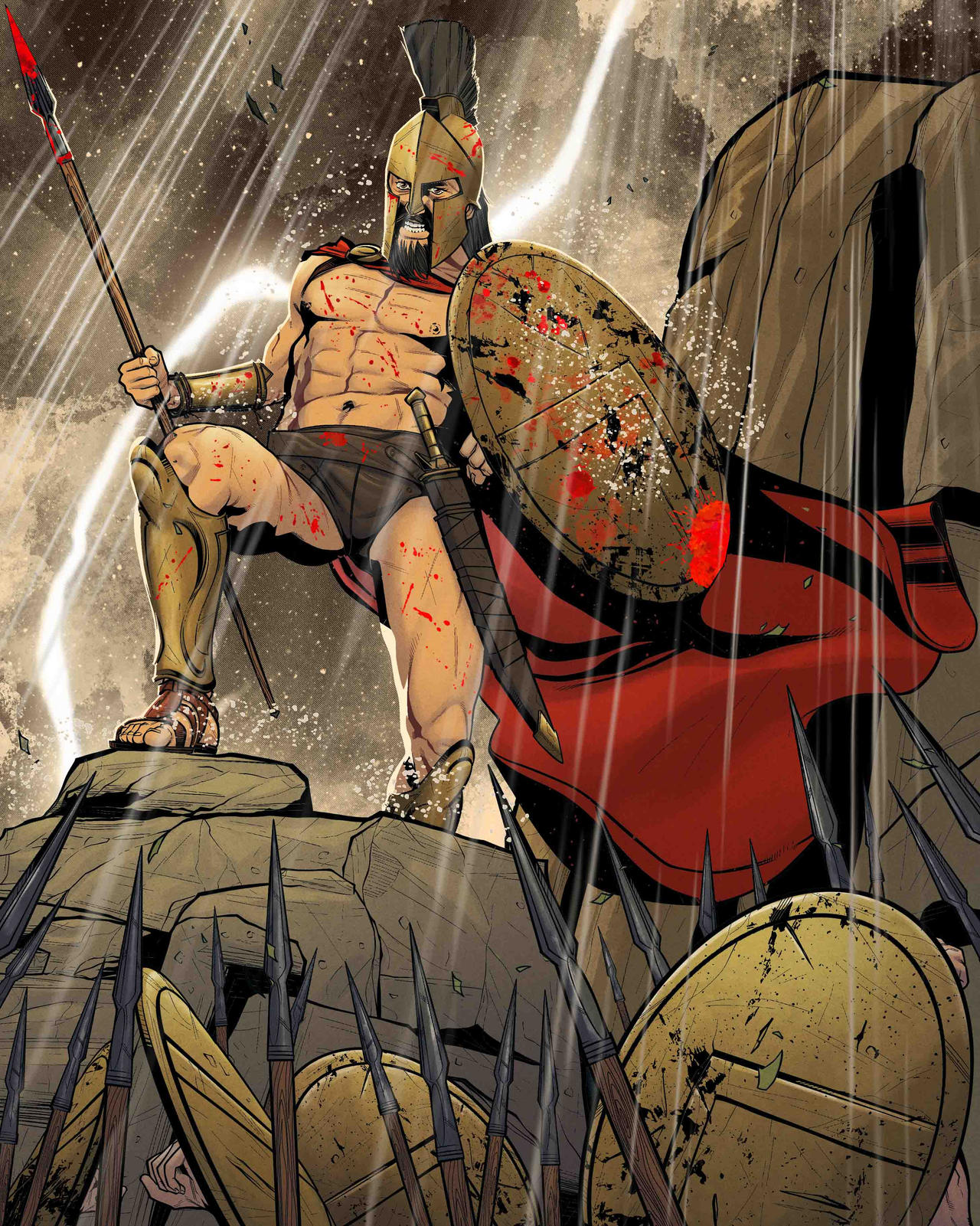 Animo Leonida King Leonidas - 300 by georgequadros on DeviantArt