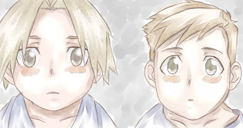 Fullmetal Alchemist - Edward and Alphonse