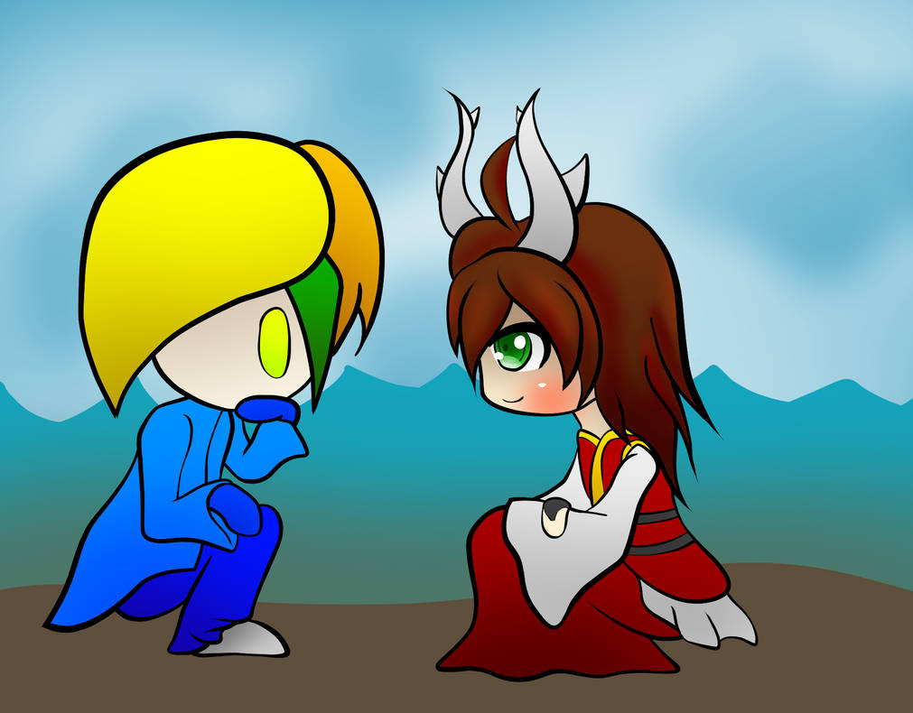 Two Chibi Talking Chibi Meets Chibi by TheChibiUniverse on DeviantArt