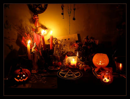 Samhain Altar 2009