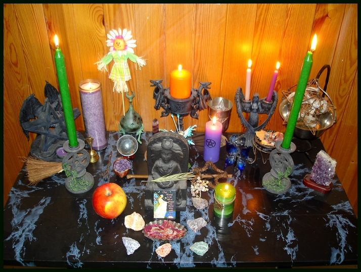 Magic Raven Earth Day Altar 2013 - 2