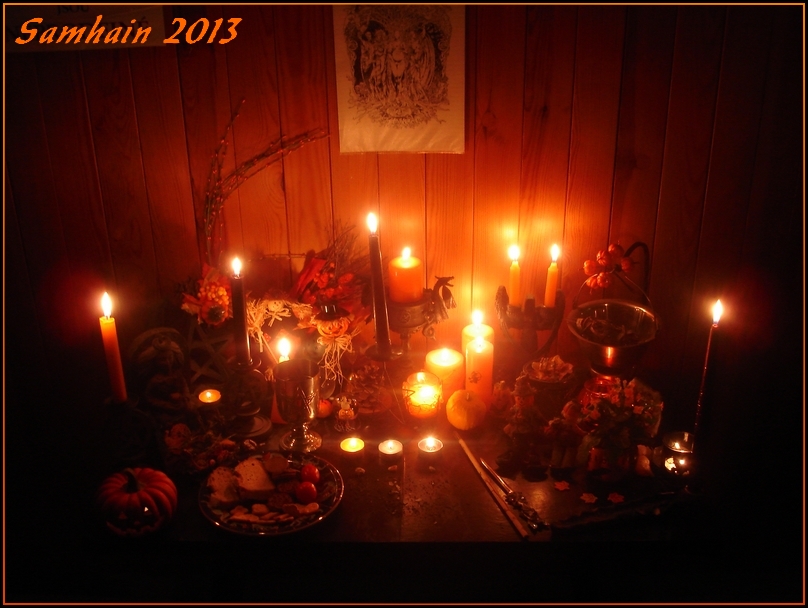 Magic Raven Samhain Altar 2013 - 2