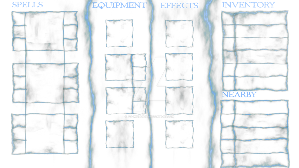 Inventory UI Lightning Theme By J S Williams On DeviantArt