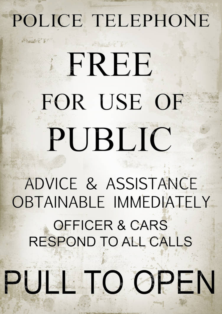 TARDIS door sign by tibots on DeviantArt