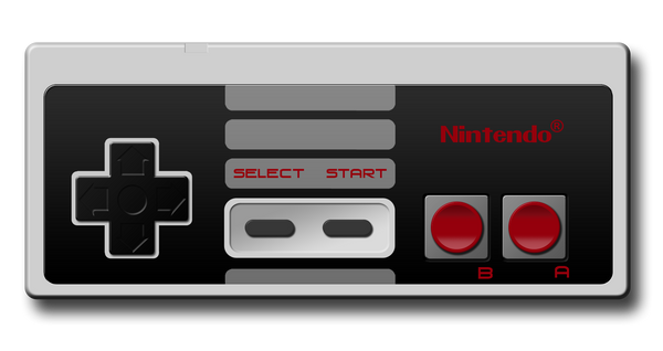 Nintendo NES controller by tibots on DeviantArt