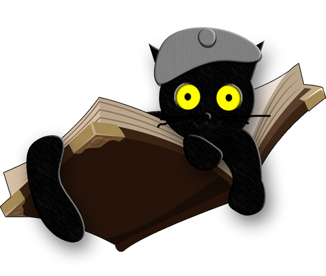 Cat in Book