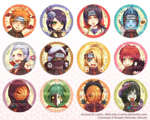 Akatsuki Badges