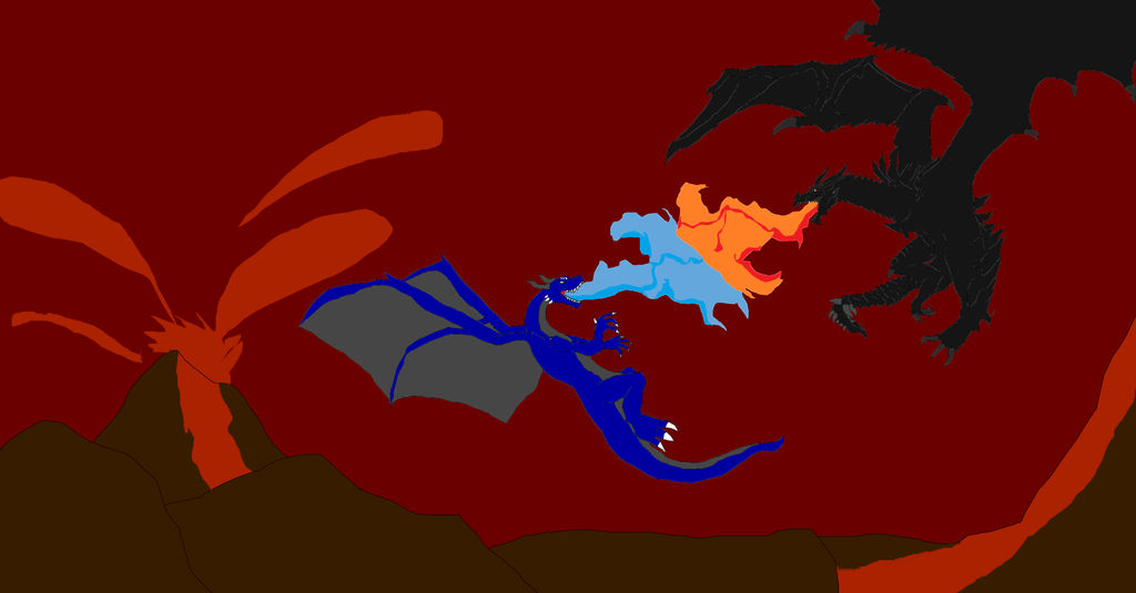 Tyler vs Alduin by DandinFreeLands on DeviantArt