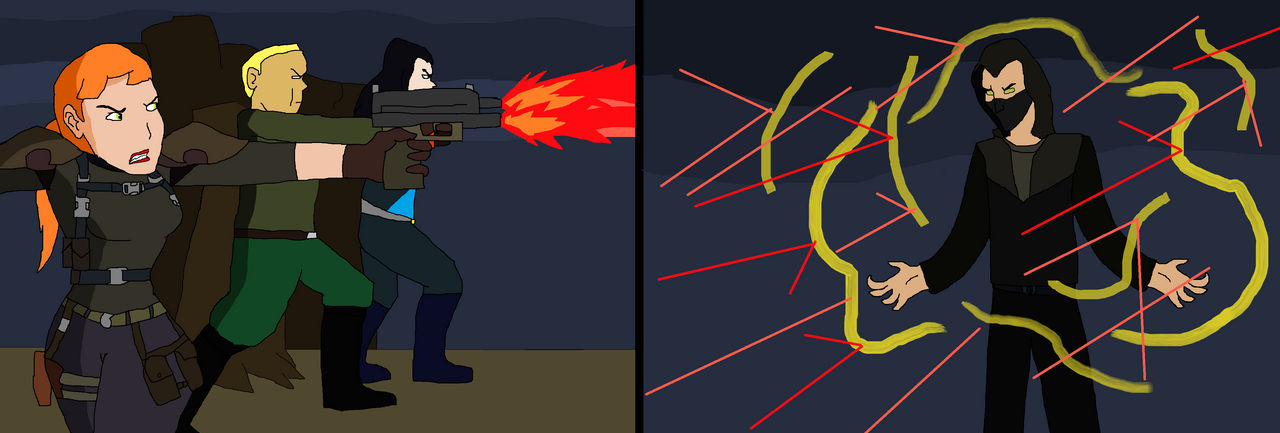 Charlene and several soldiers vs a new villain by DandinFreeLands on ...