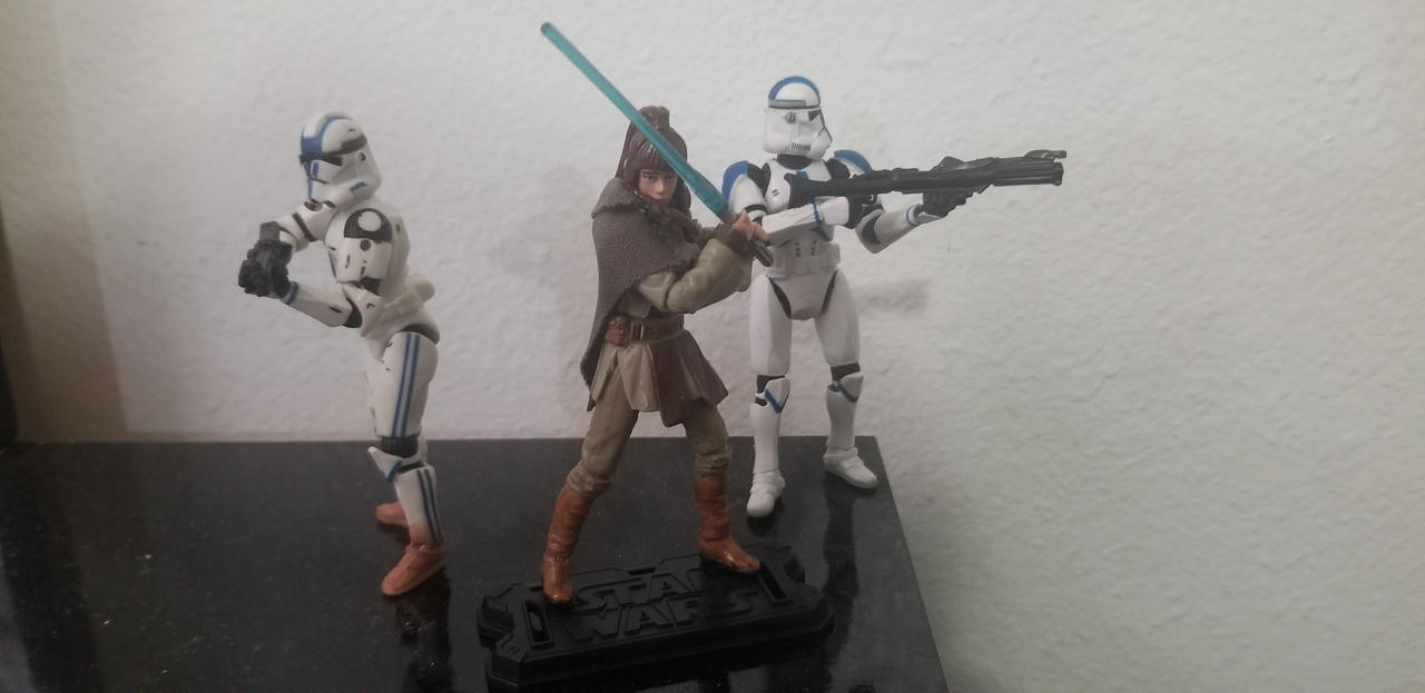 Jedi General and Clones by DandinFreeLands on DeviantArt