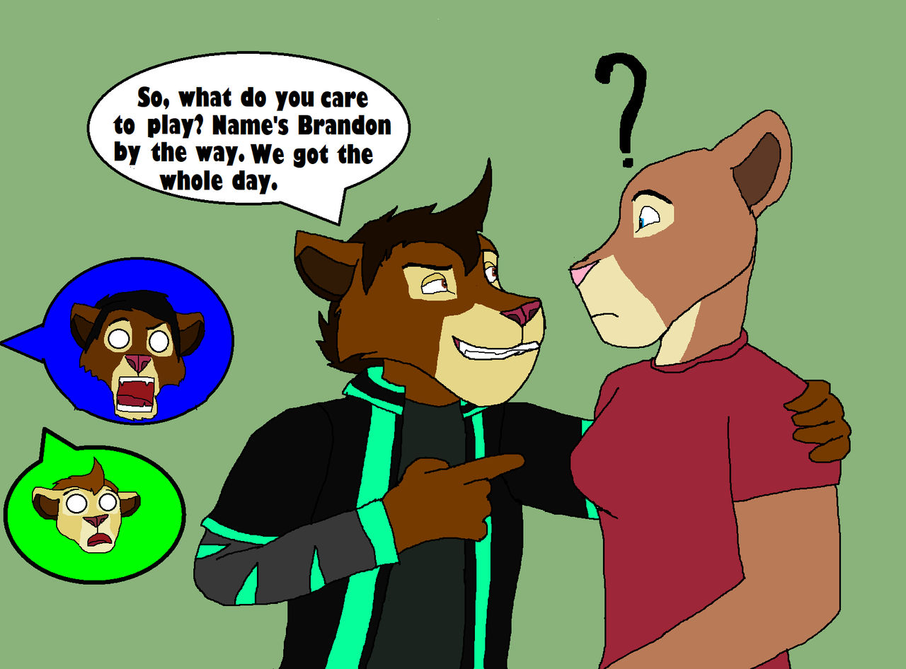 Brandon flirts with Kanna by DandinFreeLands on DeviantArt