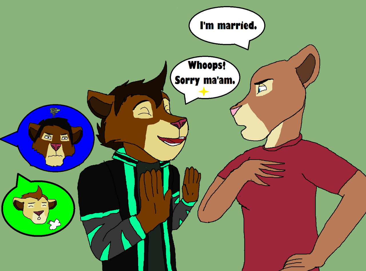 Brandon flirts with Kanna 2 by DandinFreeLands on DeviantArt