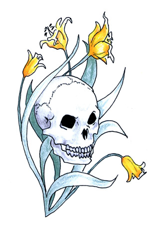 elegant skull