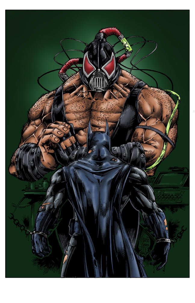 Bane Color Batman vs Bane color by JohnM47 on DeviantArt