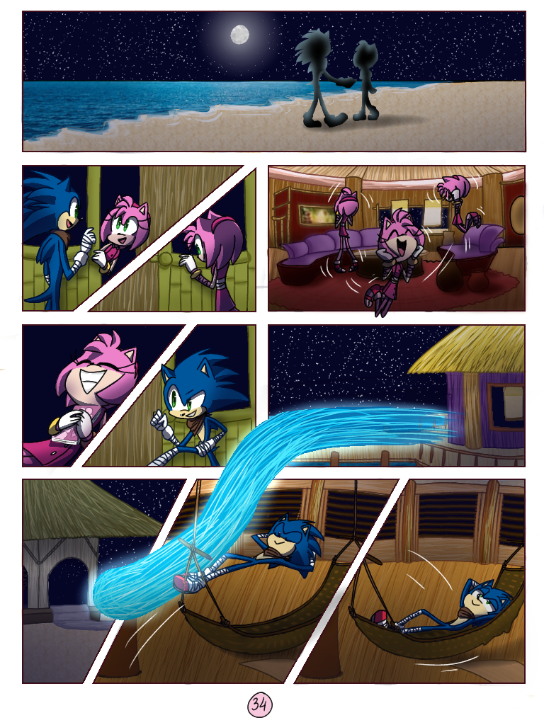 Sonamy Comic IDW page 1 ENGLISH by adricastillo on DeviantArt