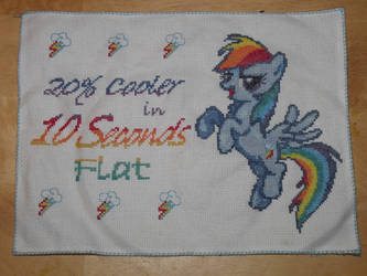 My Little Pony: Rainbow Dash Cross Stitch