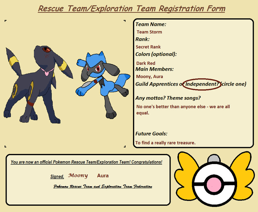 Pokemon Rescue Guild Pokemon Mystery Dungeon Rescue Team Form by chazzet27 on DeviantArt