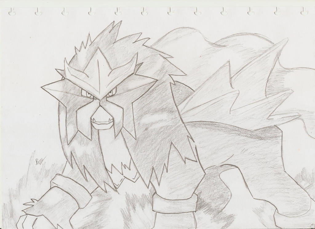 Entei Draw Pokemon ENTEI by bklighters on DeviantArt
