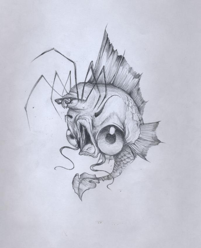 Greg Simkims Fish 'Spiderfish' By Greg 'Craola' Simkins by bunnysuit93 on DeviantArt