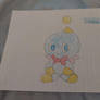 Drawing of Cheese the Chao from Sonic X