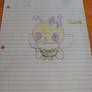 Drawing of Charlotte from Jewelpet