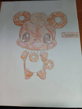 Drawing of Donadona from Jewelpet the Movie