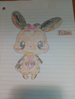 Drawing of Eclan from Jewelpet the Movie