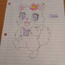 Drawing of Hana from Jewelpet Generation